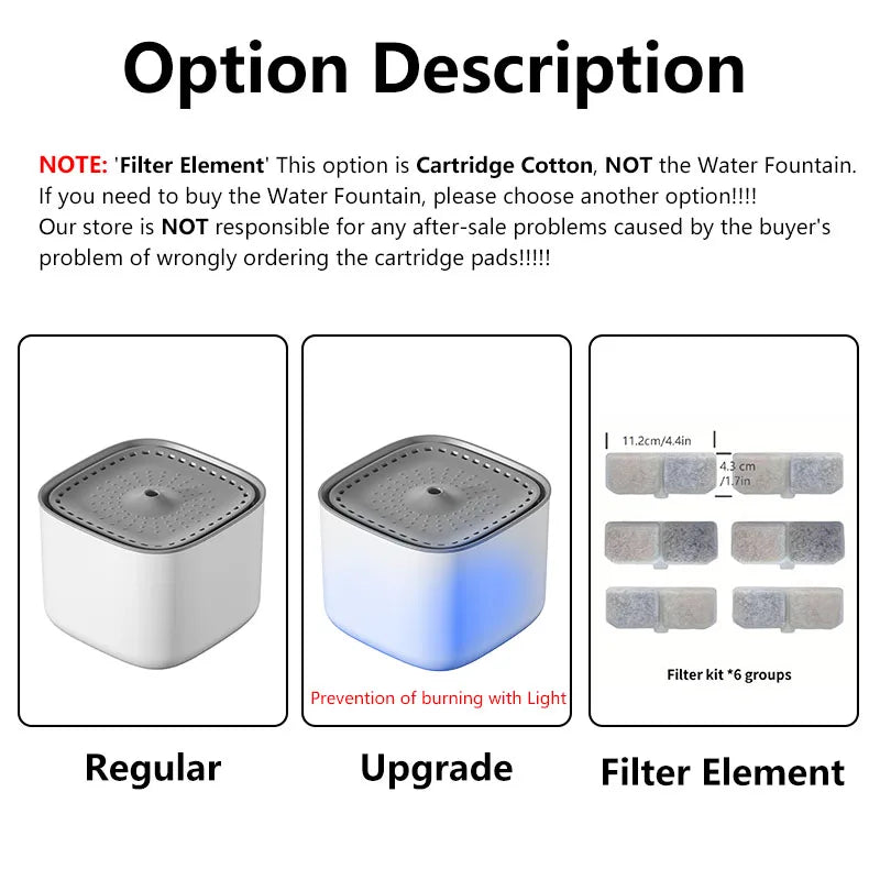 PureFlow Quiet Cat Water Fountain