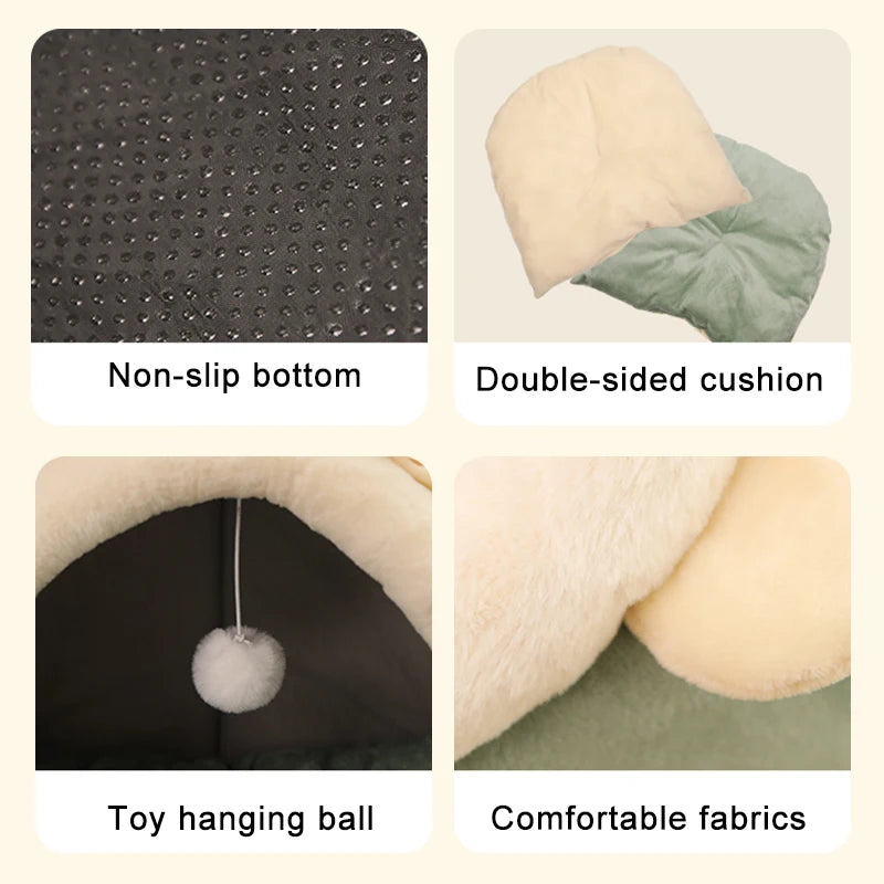CozyCloud Foldable Cat Cave