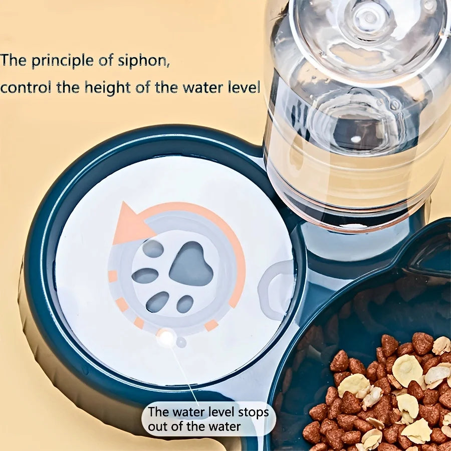 Tilted Pet Bowl & Water Feeder