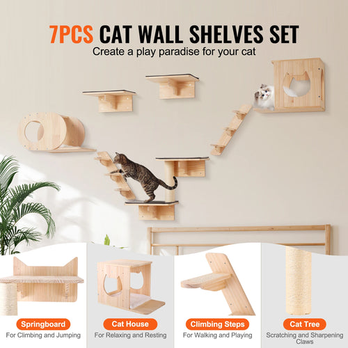 Cozy Climb Cat Wall Set